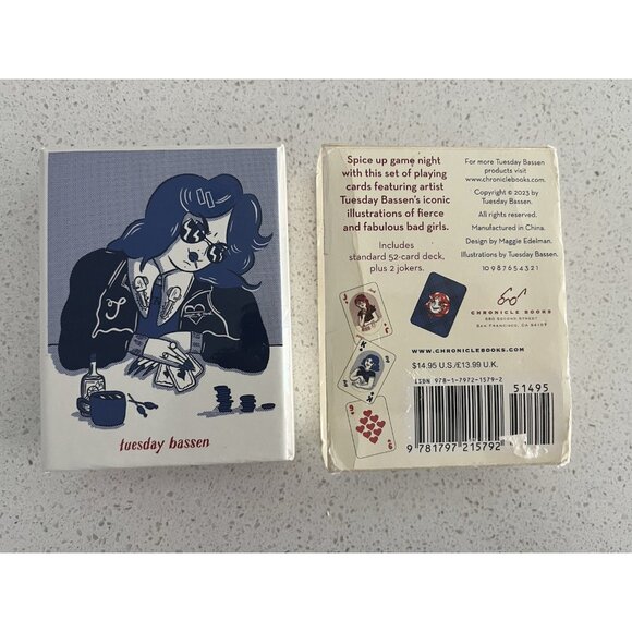 All Bets are Off Playing Cards by Tuesday Bassen New in Box Chronicle Books - Picture 2 of 6